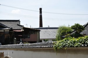 醤油工場の煙突