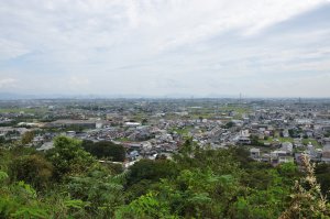 金生山神社付近より