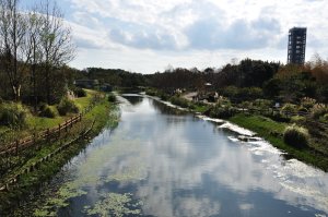 運河沿いのお散歩コース