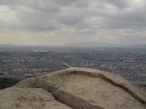 巨岩よりの展望