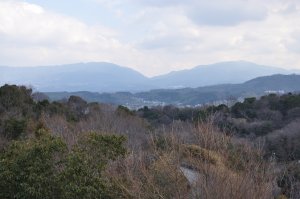 展望台より　金剛・葛城の山