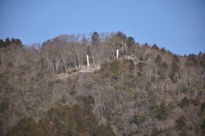 麓より　観音寺城大石垣