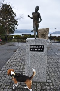 箱根駅伝の像