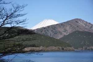 途中、何度か富士を見る