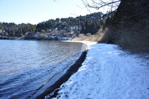 白浜に降りてみる