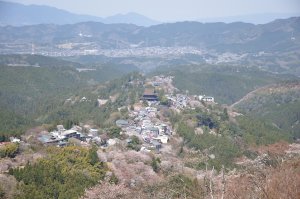 定番の吉野山の風景