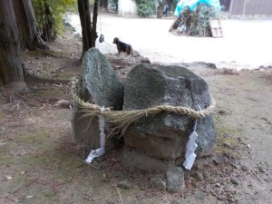 中山神社にて